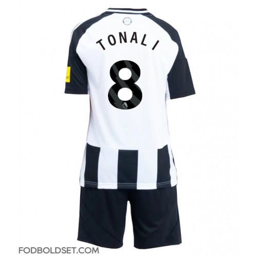 Newcastle United Sandro Tonali #8 Hjemme Trøje Børn 2024-25 Kortærmet (+ Korte bukser)